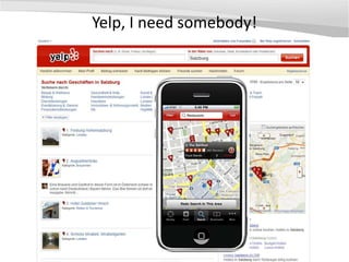 Yelp, I need somebody!
 