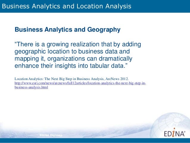 Introduction To Location Analysis For Business
