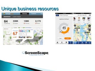 Unique business resources
 