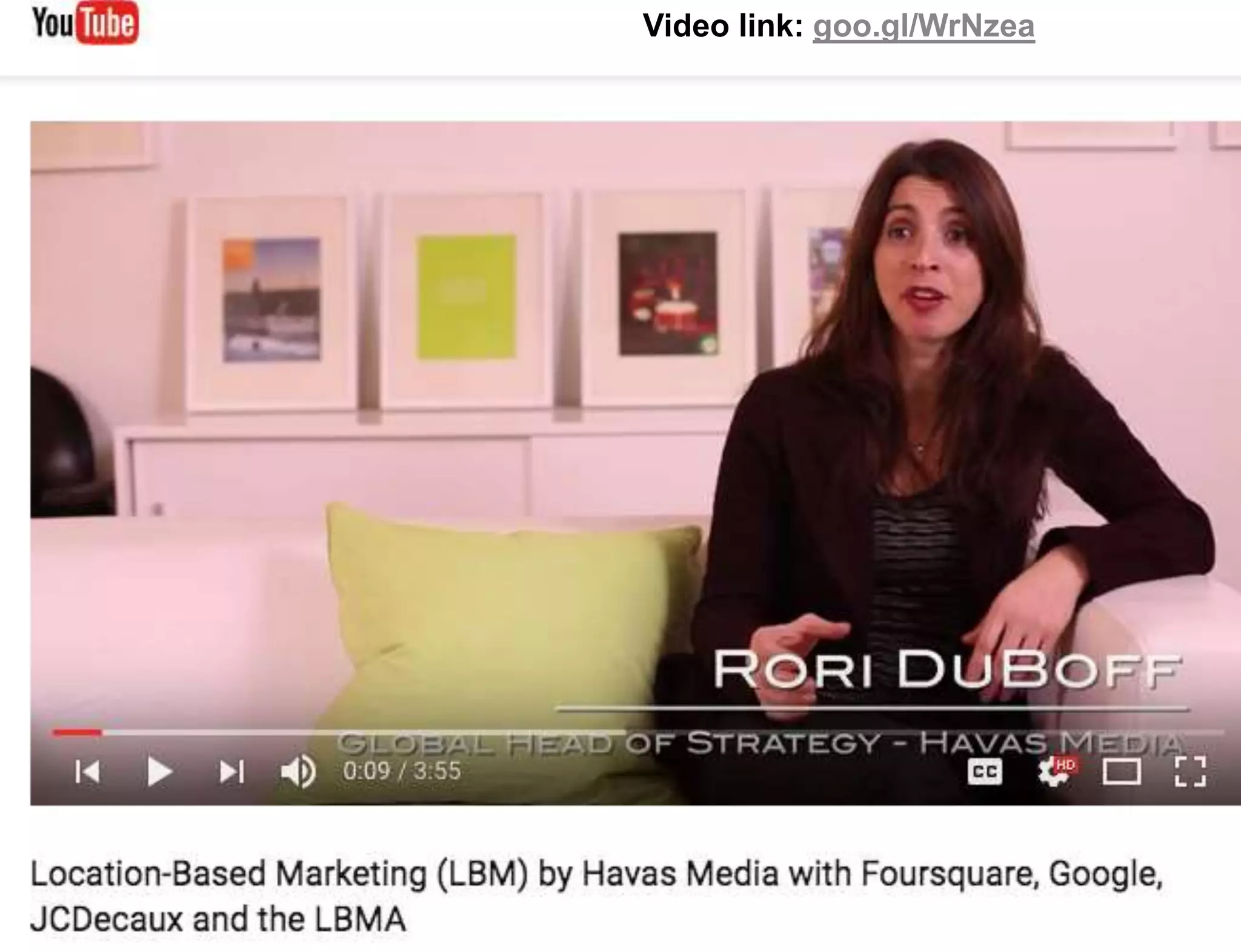 Location Based Marketing | Rori DuBoff
Video link: goo.gl/WrNzea
 