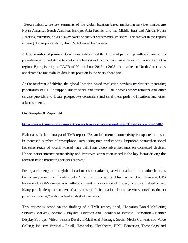 Location Based Marketing Services Market