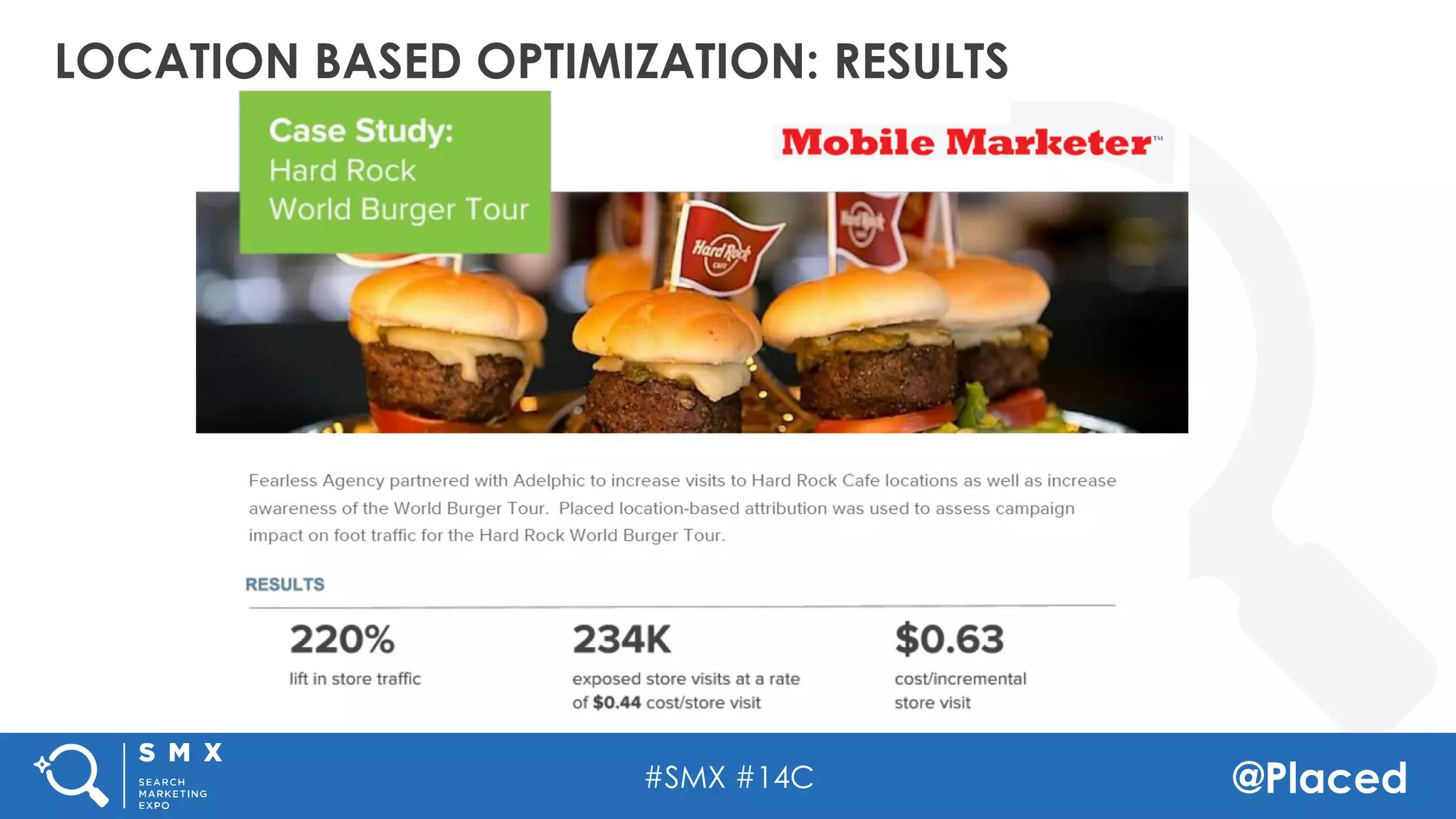 #SMX #14C @Placed
LOCATION BASED OPTIMIZATION: RESULTS
 