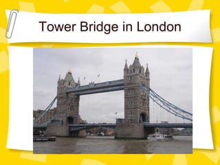 Tower Bridge in London 