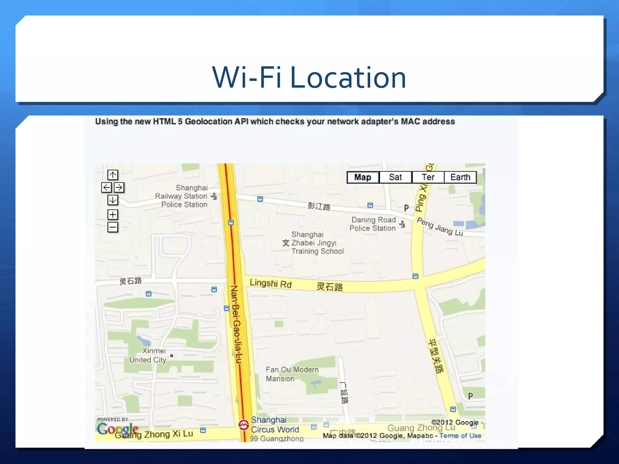 Wi-Fi Location
 