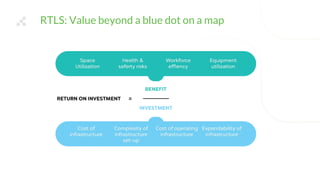 RTLS: Value beyond a blue dot on a map
 
