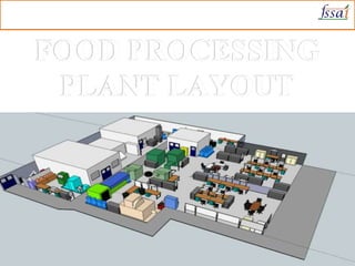 1
FOOD PROCESSING
PLANT LAYOUT
 