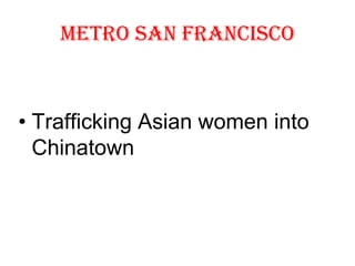 Sex Trafficking in the US