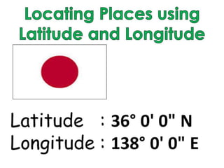 Location of the Philippines using coordinate system