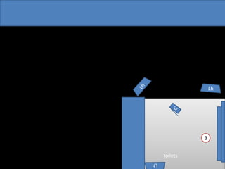 Toilets
B
 