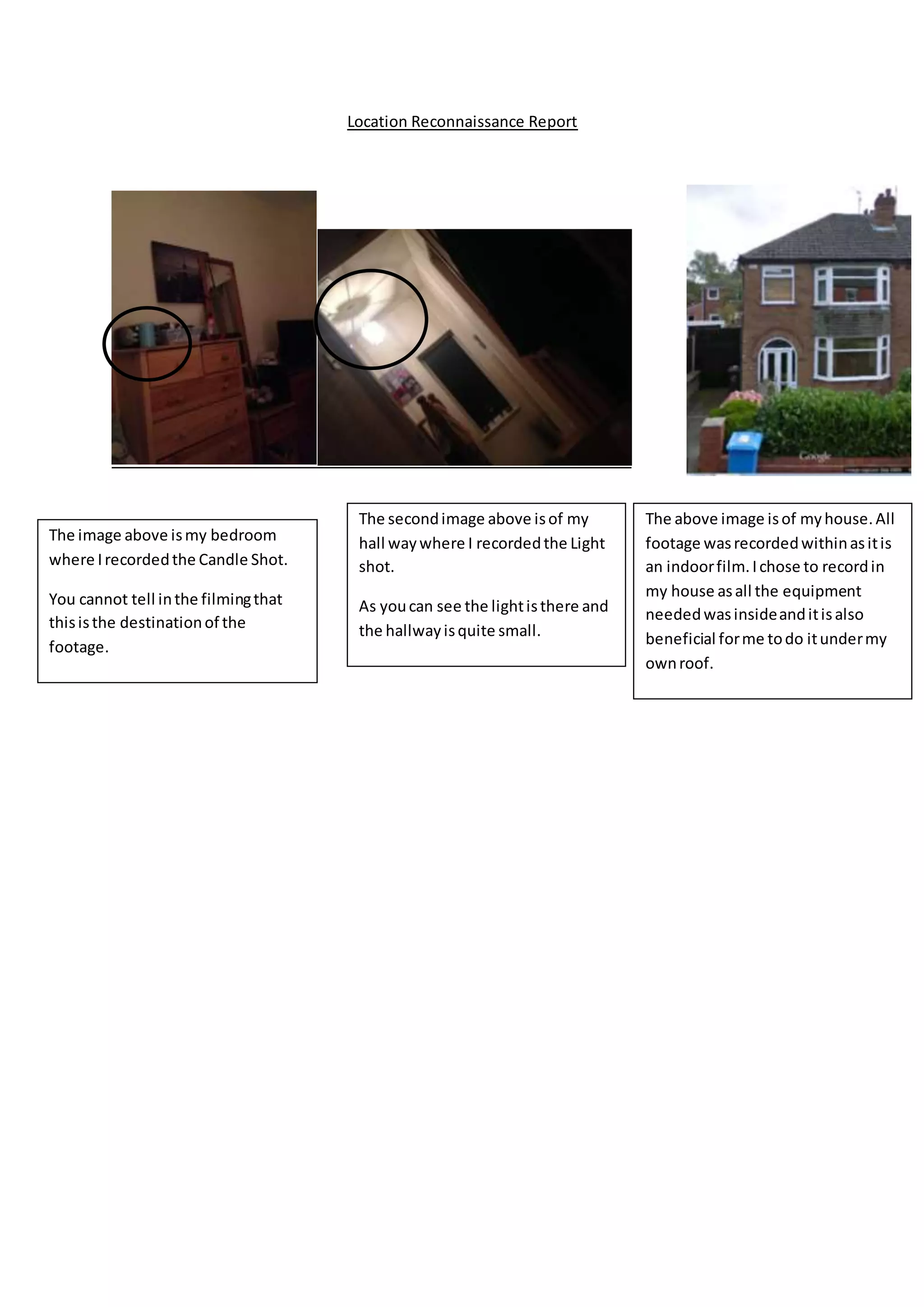 Location reconnaissance report | DOCX