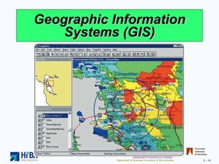 Geographic Information Systems (GIS) 