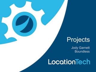 Jody Garnett
Boundless
Projects
 