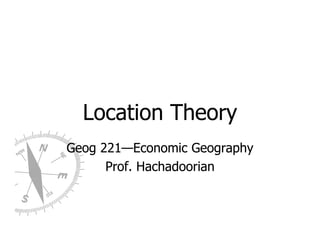 Location theory | PDF