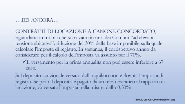 Locazione Ad Uso Abitativo