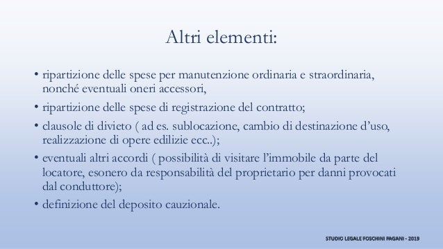 Locazione Ad Uso Abitativo