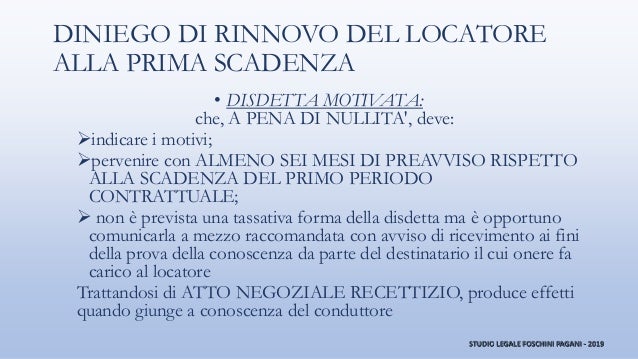 Locazione Ad Uso Abitativo