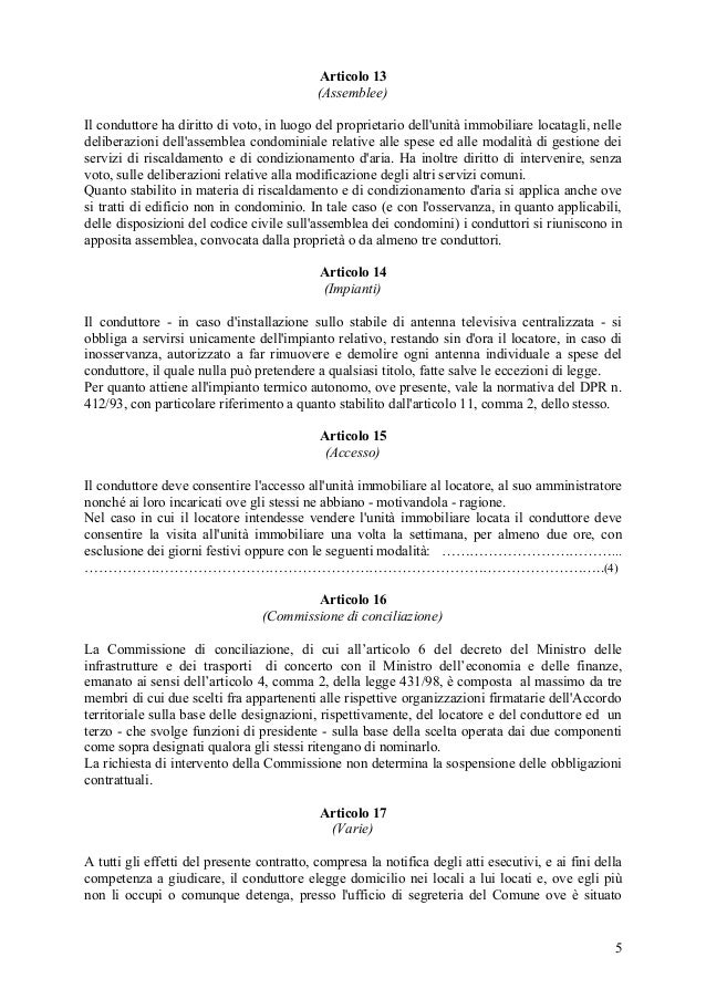 Locazione Transitoria Modello Contratto