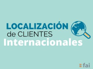 Curso Online de Localización de Clientes Internacionales