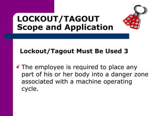 Lock Out Tag Out | PPT