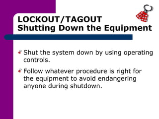 Lock Out Tag Out | PPT