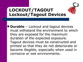 Lock Out Tag Out | PPT