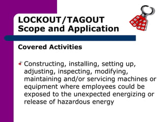 Lock Out Tag Out | PPT