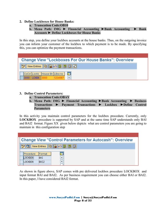 SAP Lock Box Process PDF