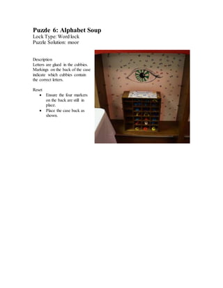 Library Lockdown Documentation | DOCX
