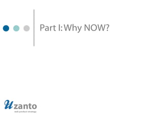 Part I: Why NOW? 