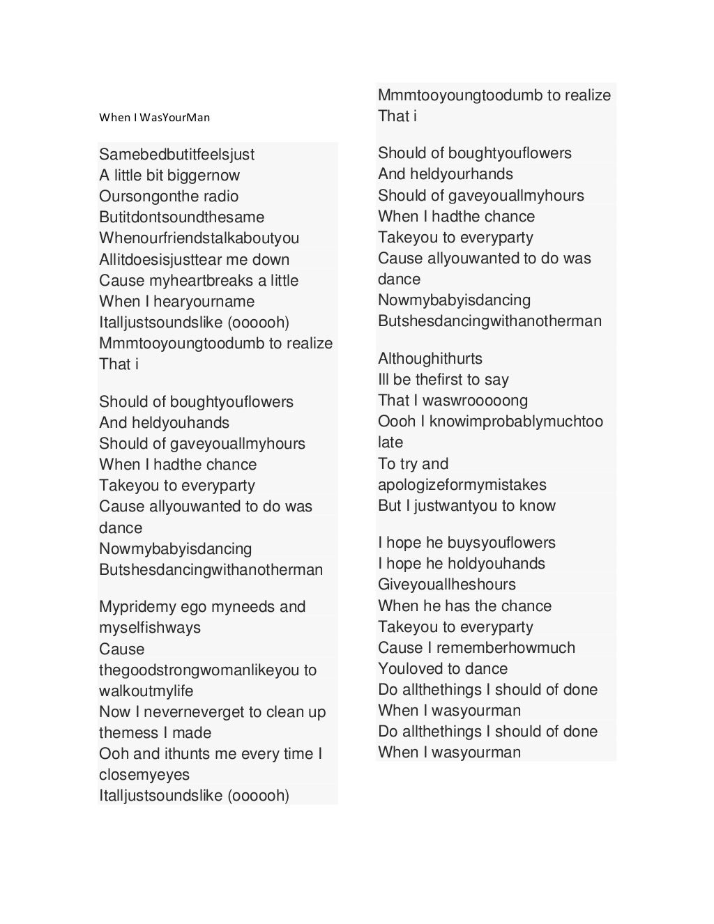 Locked Out Of Heaven Lyrics Deutsch