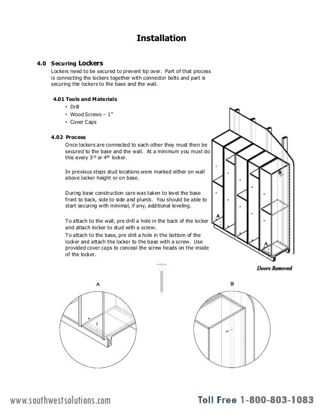 Locker Installation Manual