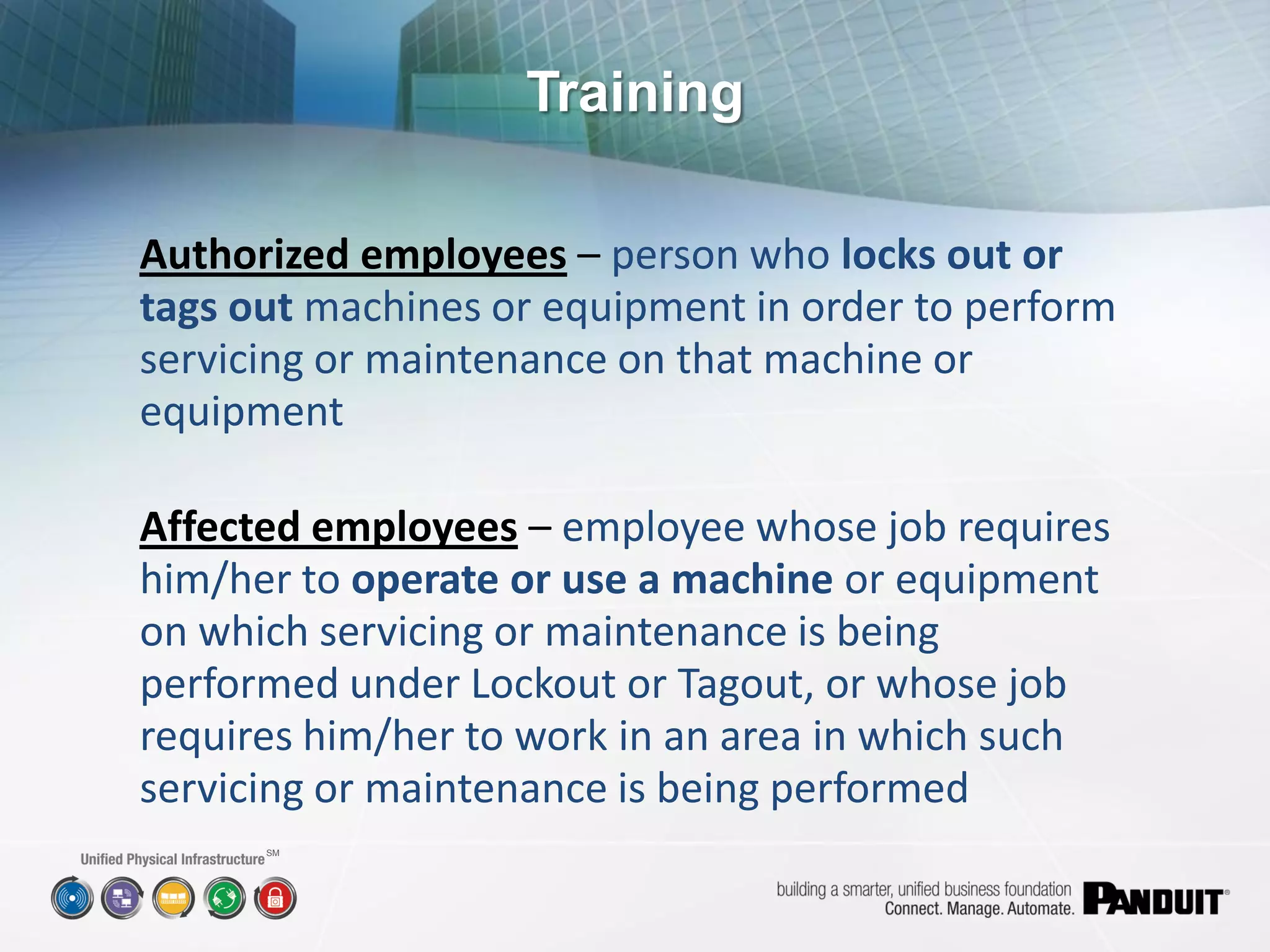 Lockout/Tagout Training (OEM Version) | PDF