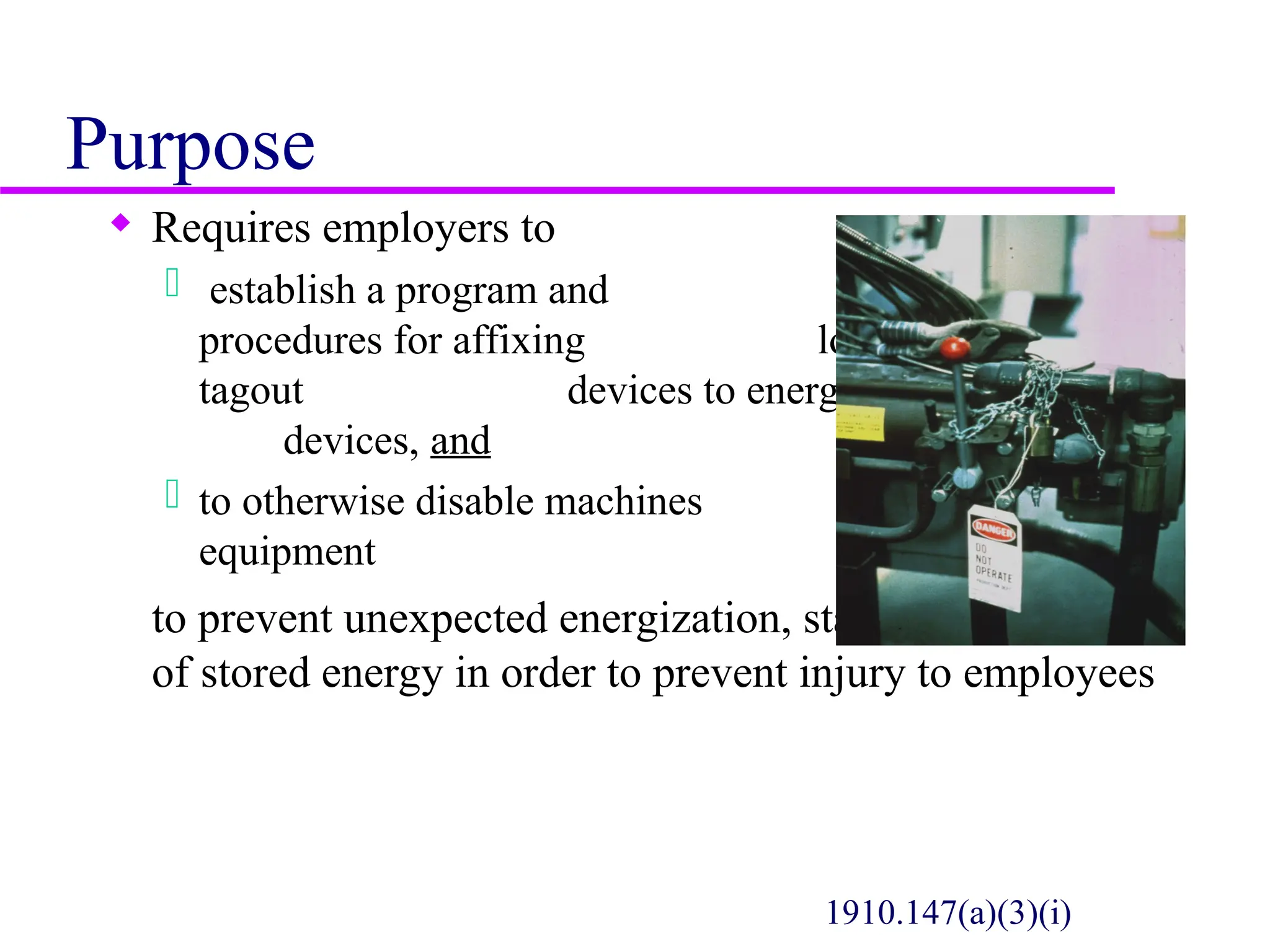 lockout-tagout-presentation for workplace | PPT