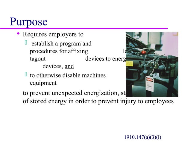 lockout-tagout-presentation for workplace | PPT