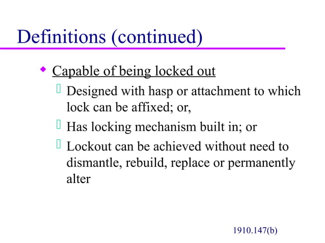 lockout-tagout-presentation for workplace | PPT