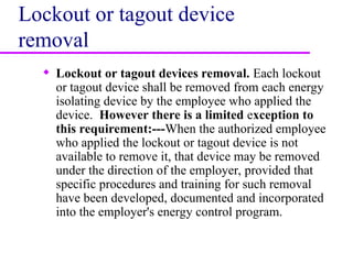 lockout-tagout-presentation for workplace | PPT