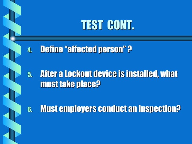 lockout-tagout-training.ppt (LOTO, OSHA) | PPT | Business and Finance