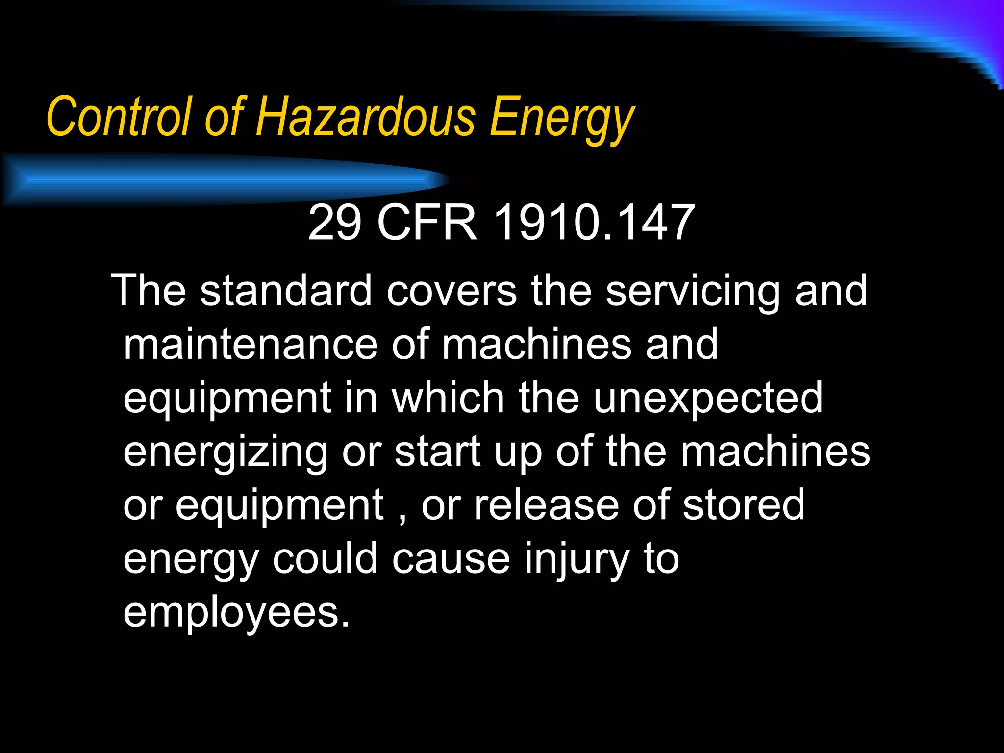 Lockout Tagout | PPS