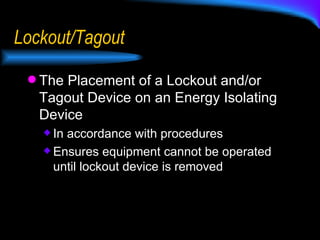 Lockout Tagout | PPS