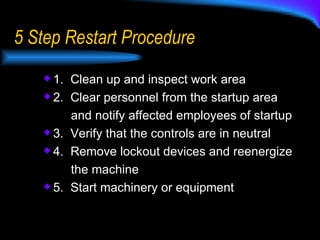 Lockout Tagout | PPT