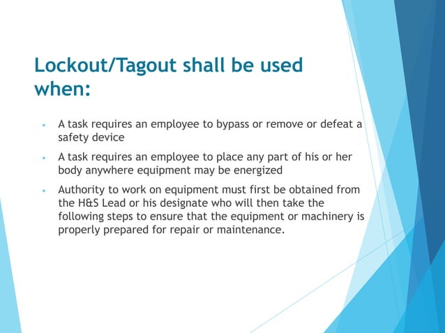 Lockout-Tagout 2023.ppt | First Aid | Injuries
