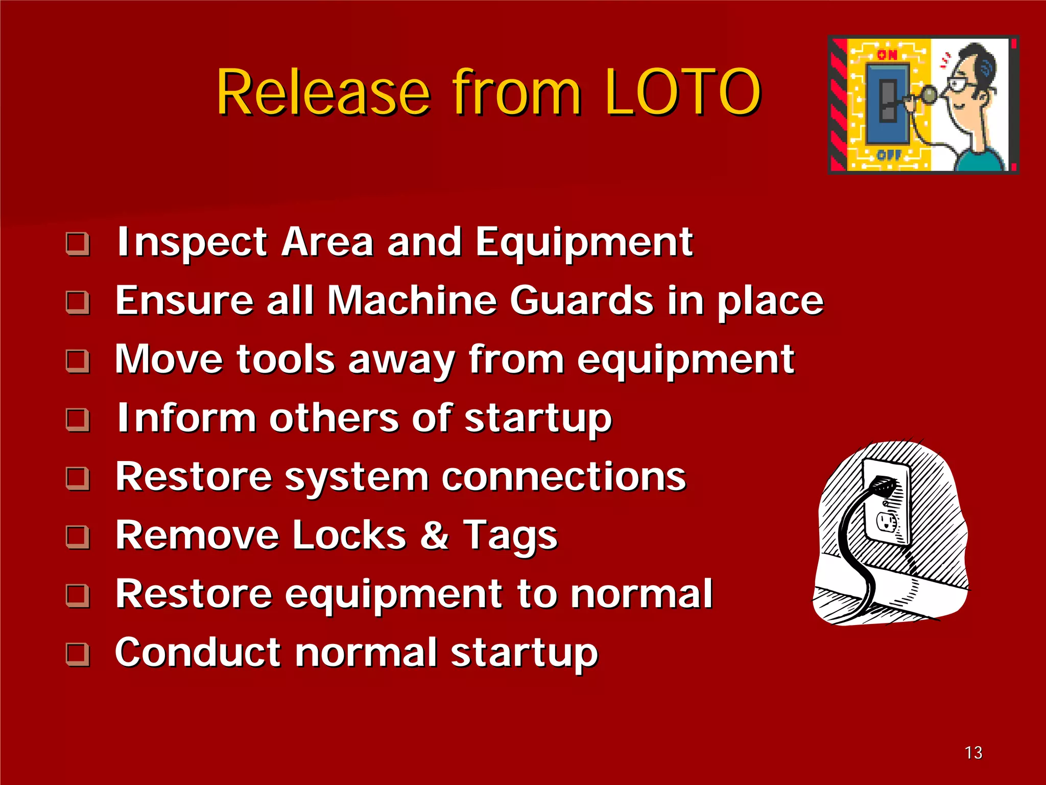 Lockout tagout safety awareness - online 2009 | PDF