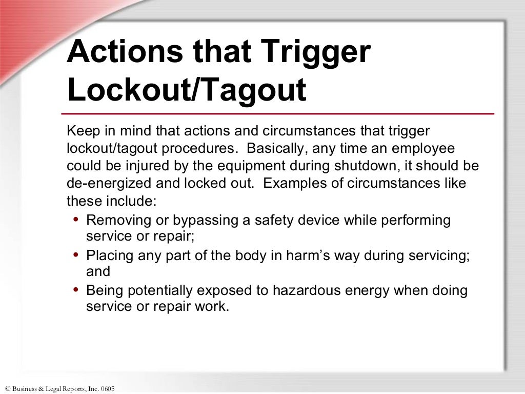 Lockout/Tagout