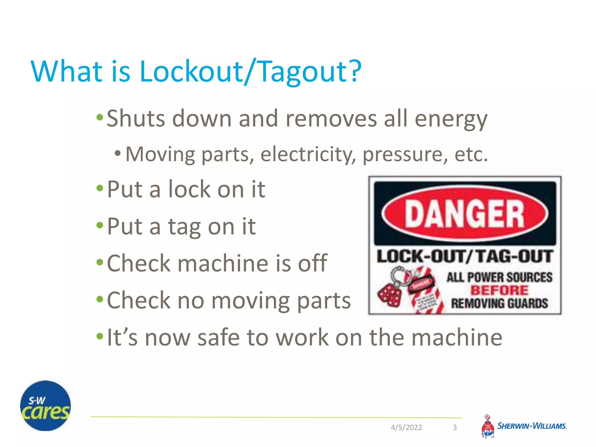Lockout tagout for all employees | PPTX