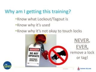Lockout tagout for all employees | PPTX