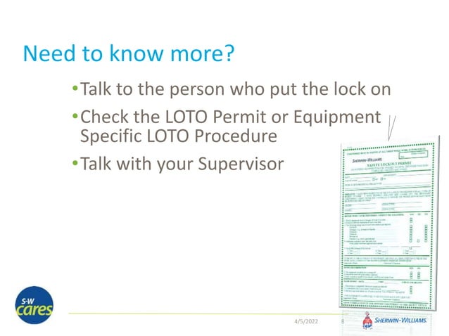 Lockout tagout for all employees | PPT