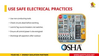 Lockout Tagout - Protecting Lives and Machinery. | PPTX