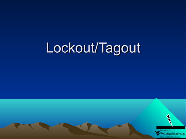 Lockout tagout2 | PPT