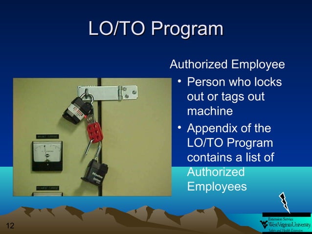 Lockout tagout2 | PPT