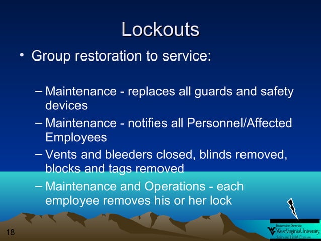 Lockout tagout2 | PPT